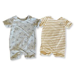 Tu 3-6m Skateboarding Dino Romper Bundle